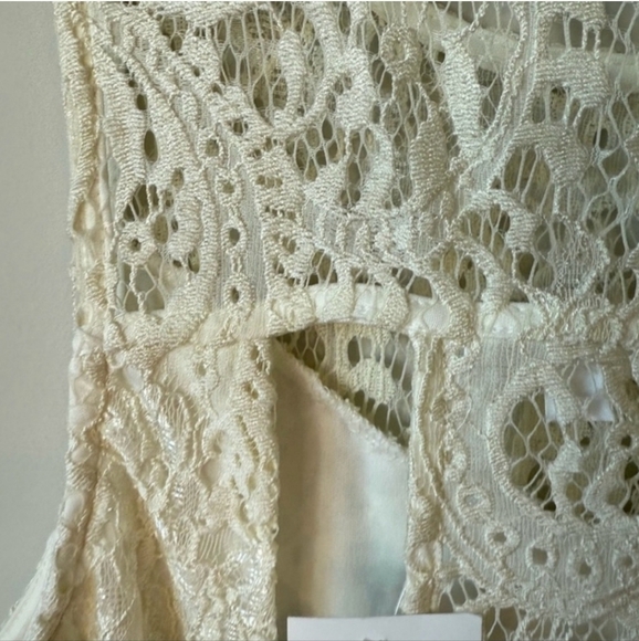 Socialite Cream Lace Tank Dress NWT Size M MSRP $48 - Picture 6 of 10